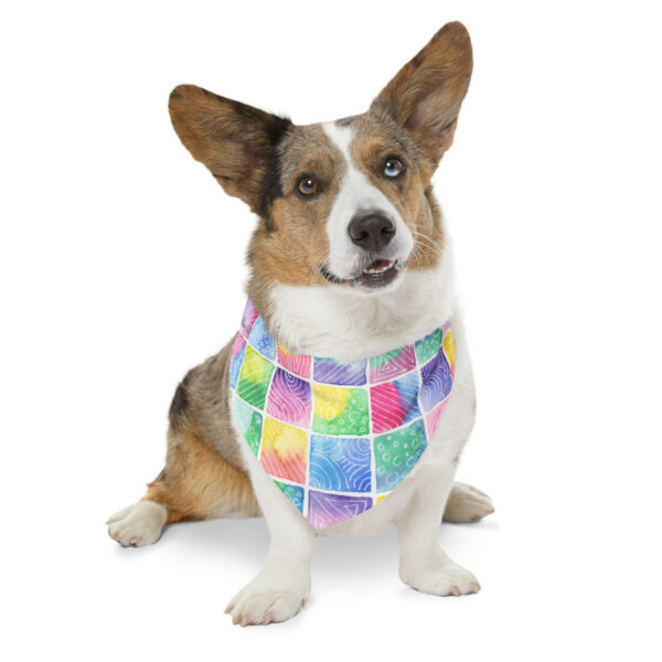 Ombre Tile Bandana Collar -