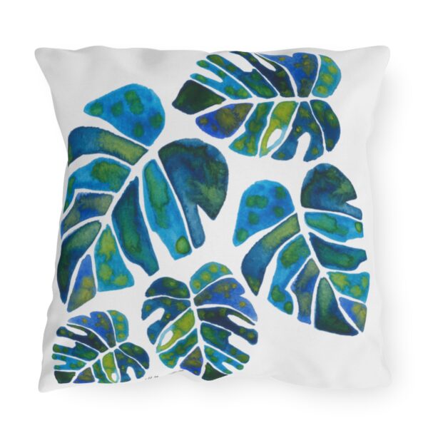 Monstera Leaves Outdoor Pillows -